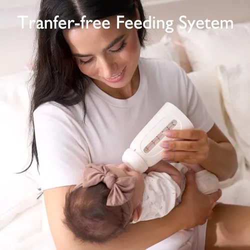 Momcozy 3-in-1 Breast Milk Storage & Feed Kit 25 Pieces, Wash-Free, Transfer-Free & BPA-Free Breastfeeding Essentials, Easy Directly Baby Feeding, 6 OZ, Portable for On-The-go