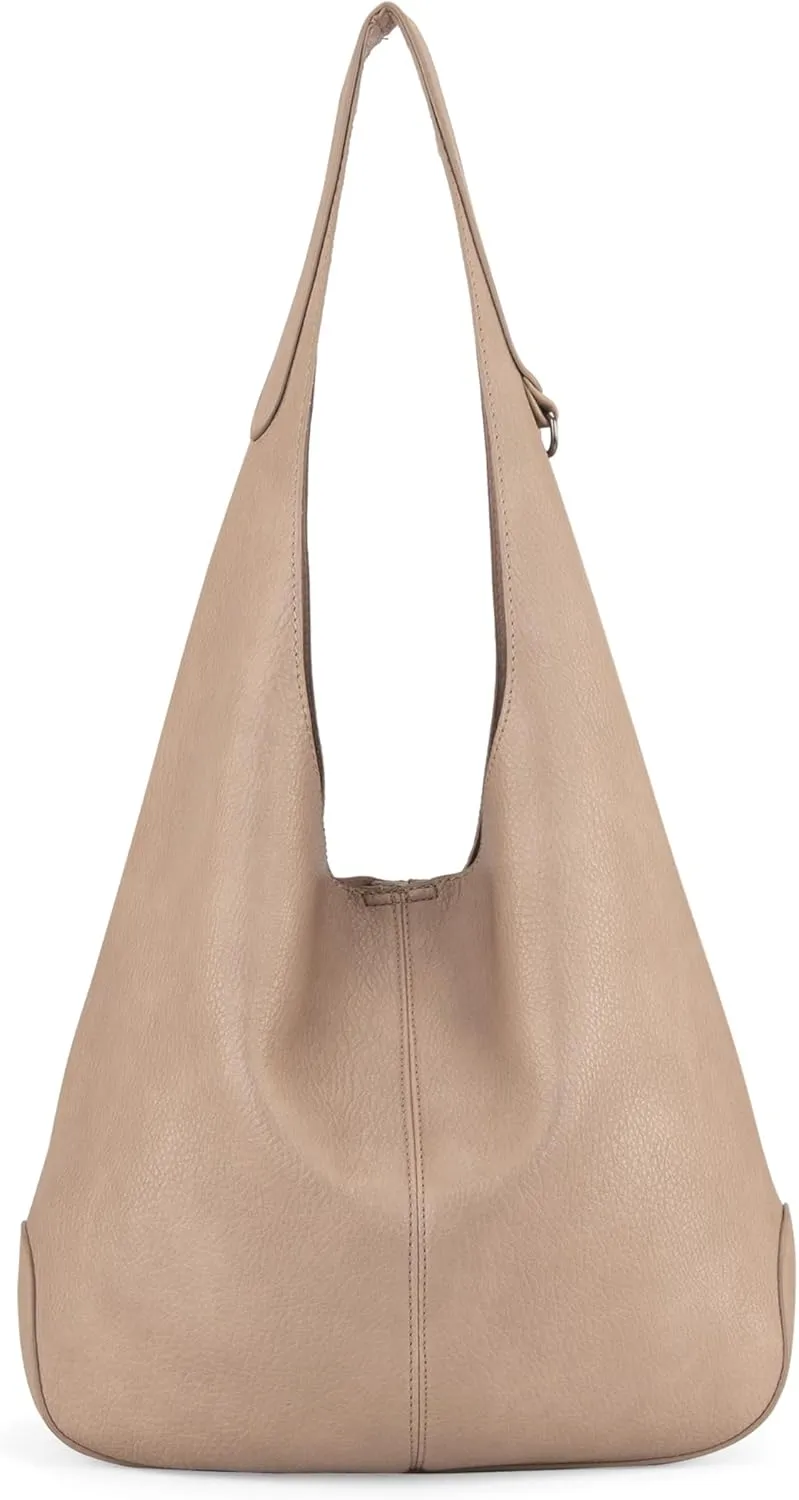 Montana West Hobo Bags Purse for Women Ultra Soft Foldable Shoulder Slouchy Handbags with Cosmetic bag