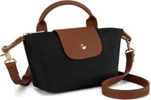 Montana West Mini Crossbody Bag for Women - Lightweight Waterproof Nylon Shoulder Handbag for Travel, Work, and Everyday Use