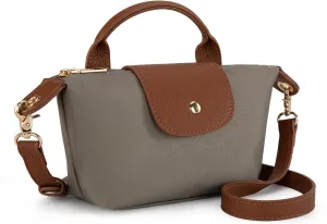 Montana West Mini Crossbody Bag for Women - Lightweight Waterproof Nylon Shoulder Handbag for Travel, Work, and Everyday Use
