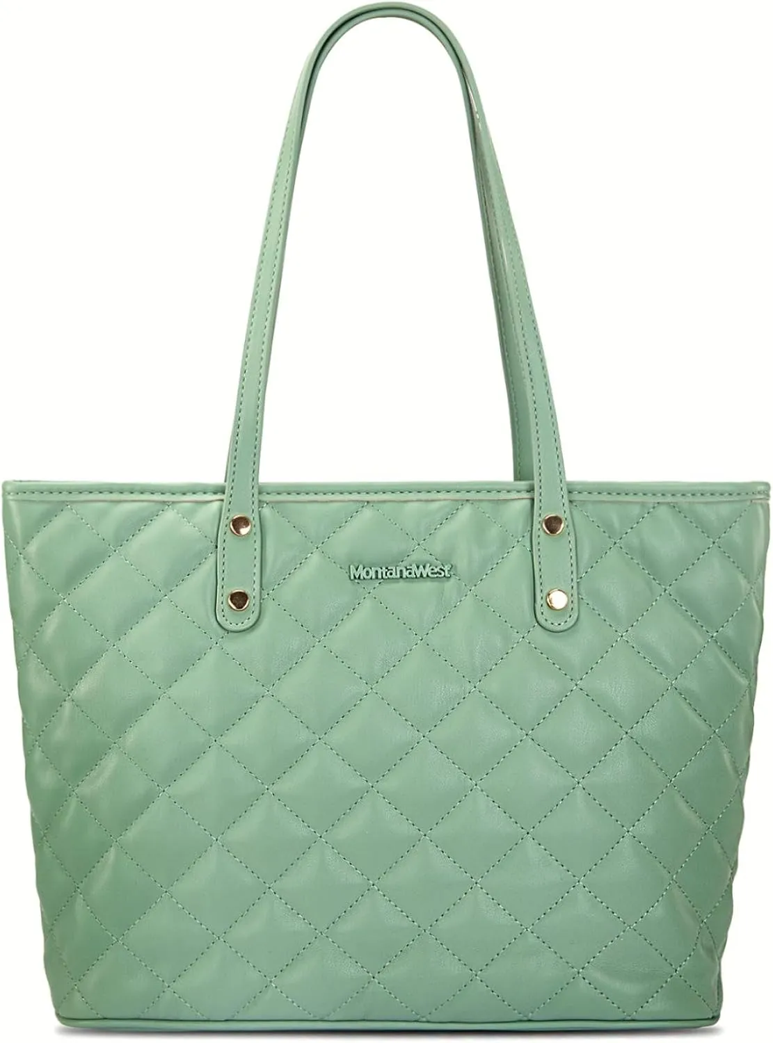 Montana West Quilted Handbag for Women Tote Purse Shoulder Bag Large Fashion Hobo Purse