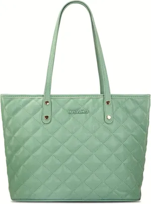Montana West Quilted Handbag for Women Tote Purse Shoulder Bag Large Fashion Hobo Purse