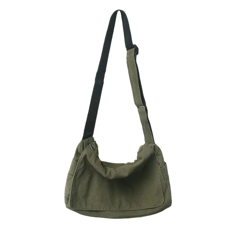 Mori Style College Canvas Female Cloth Shoulder Bags