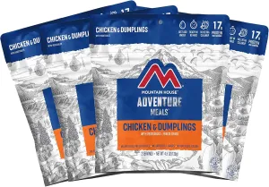 Mountain House Chicken & Dumplings | Freeze Dried Backpacking & Camping Food |4-Pack