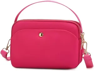 Mudono Crossbody Bag for Women Nylon Waterproof Shoulder Purse Small Travel Messenger Satchel Ladies Lightweight Handbag