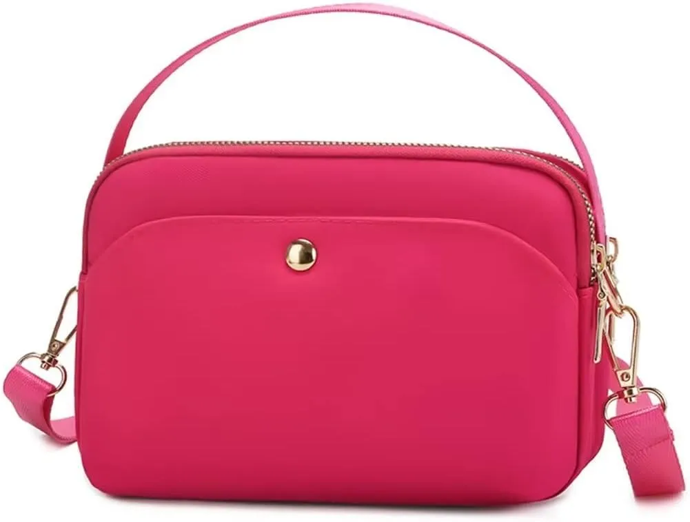 Mudono Crossbody Bag for Women Nylon Waterproof Shoulder Purse Small Travel Messenger Satchel Ladies Lightweight Handbag