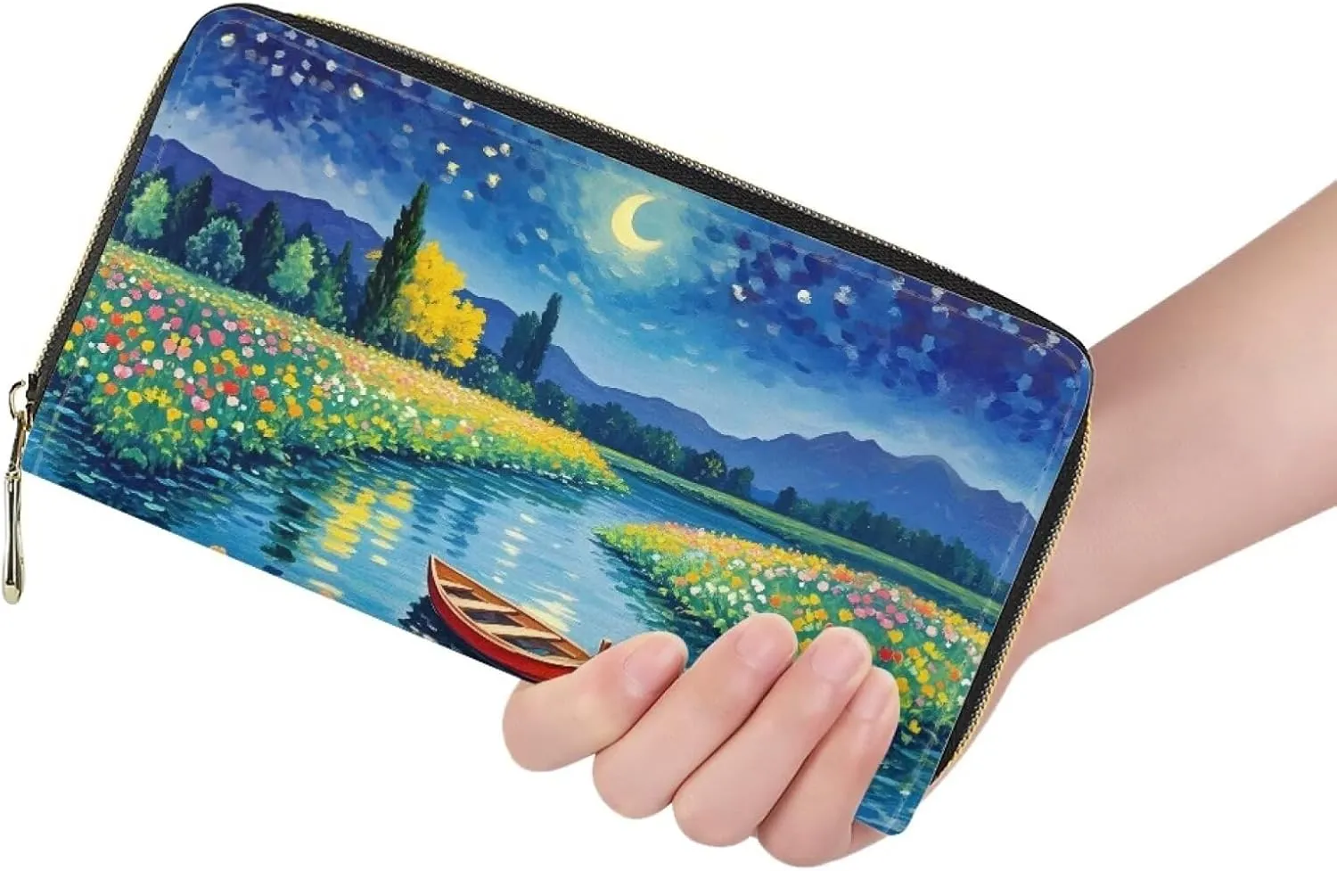 Mumeson Boho Style Women Travel Wallet Long Coin Purse Clutch Cell Phone Case