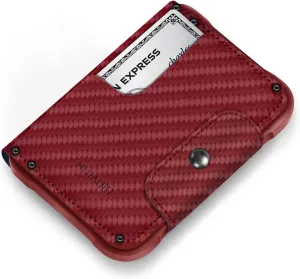 MURADIN Minimalist Slim Business Bifold Wallet for Men - Tactical Front Pocket Wallet with RFID Protection and Secure Card Holder