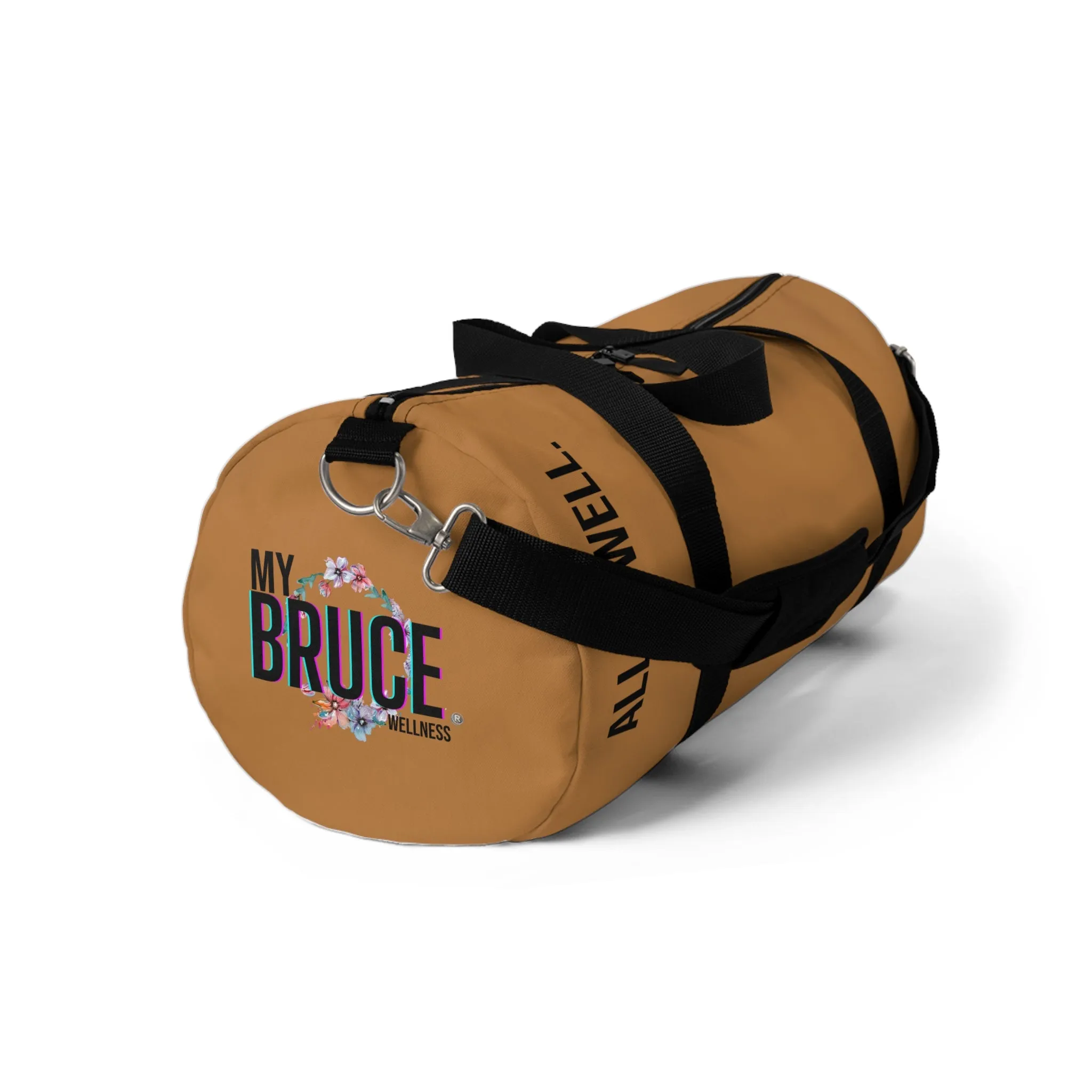My BRUCE Wellness Tan Duffel Bag