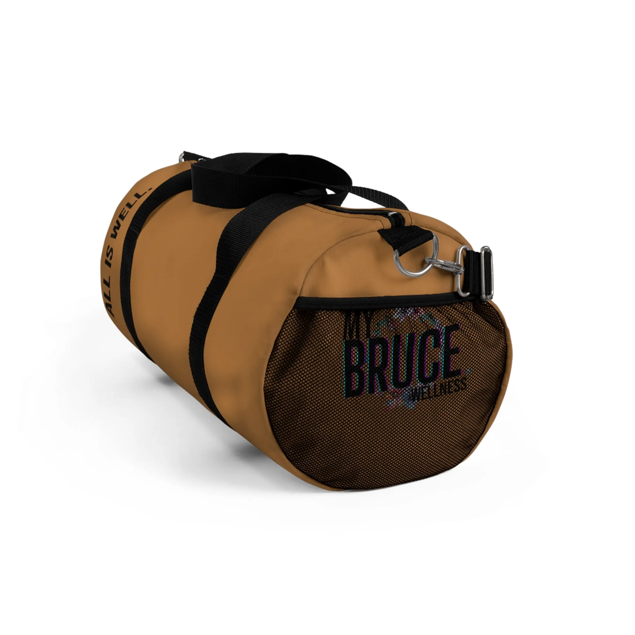 My BRUCE Wellness Tan Duffel Bag