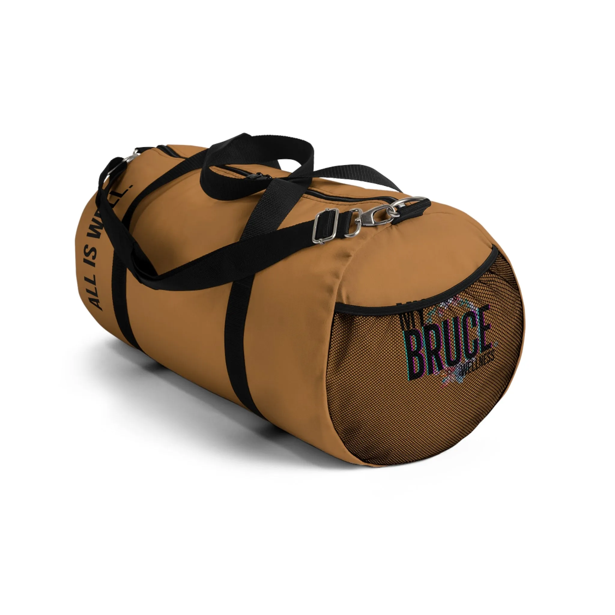 My BRUCE Wellness Tan Duffel Bag