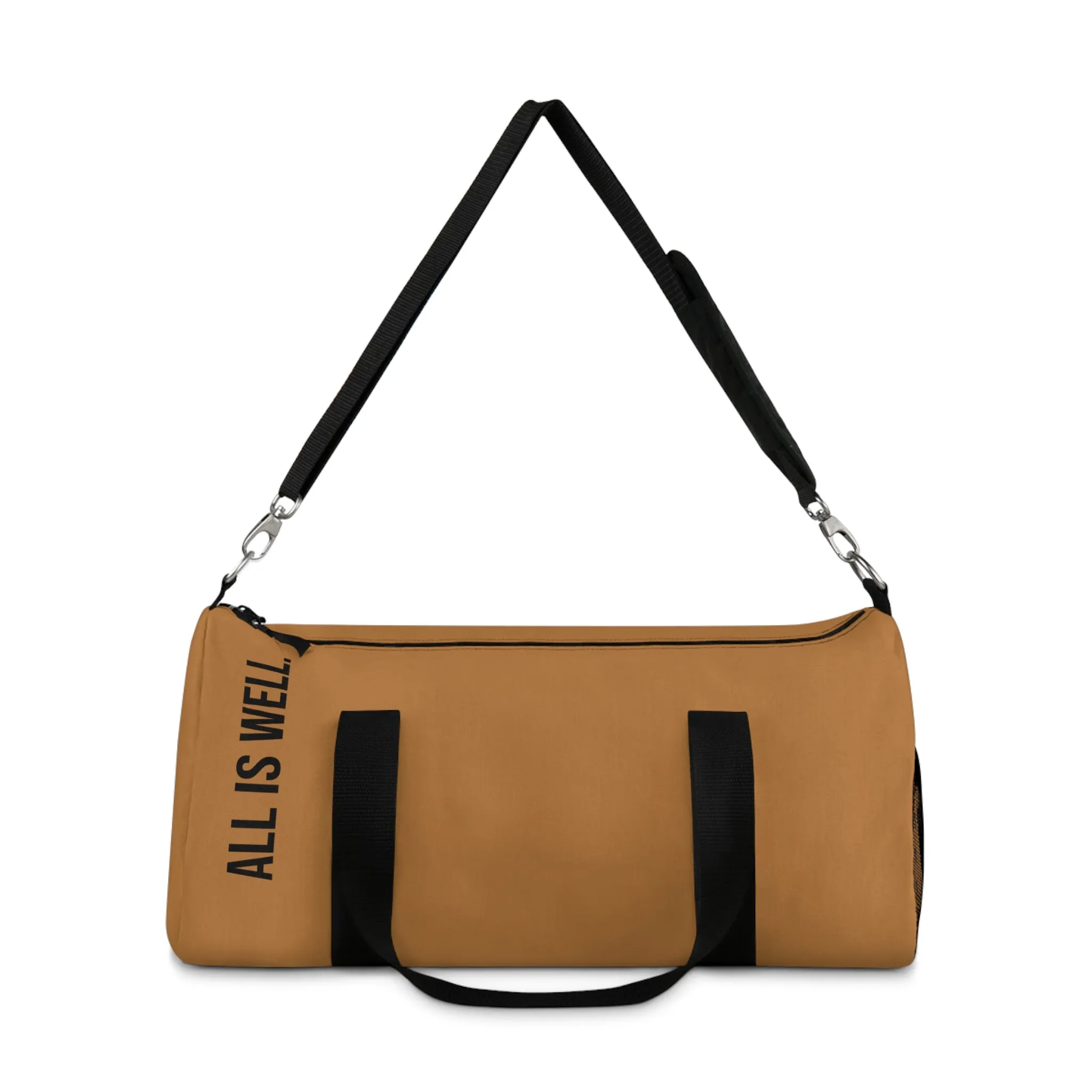 My BRUCE Wellness Tan Duffel Bag