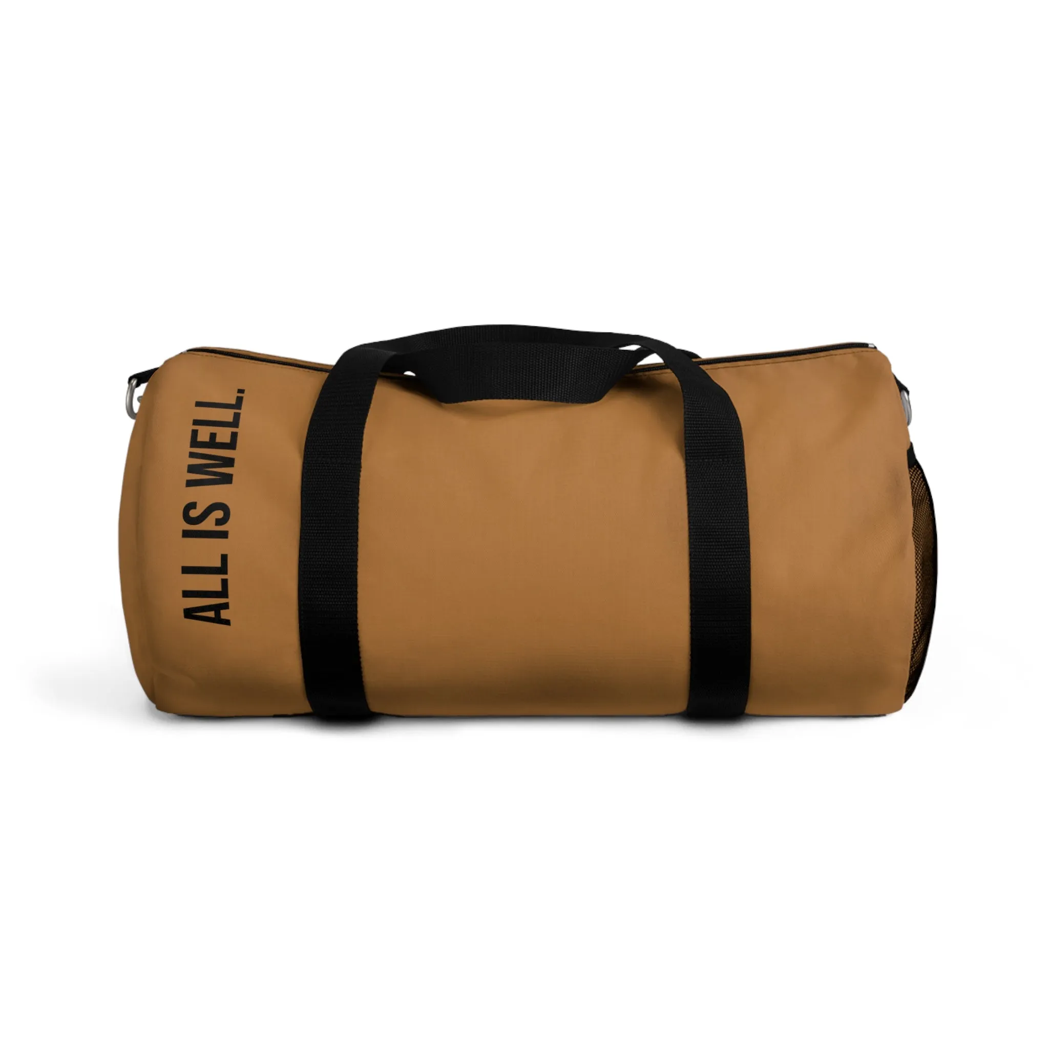 My BRUCE Wellness Tan Duffel Bag