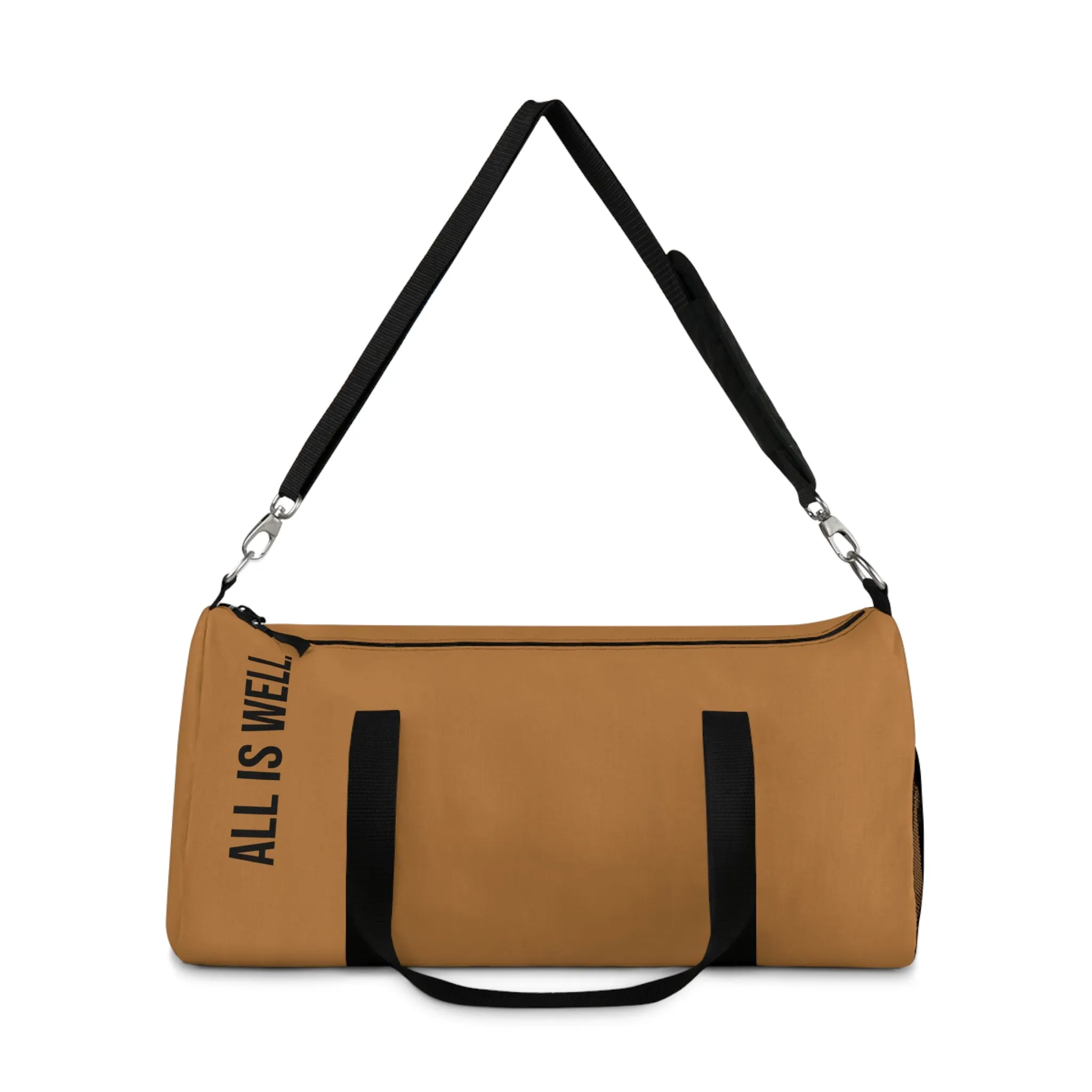 My BRUCE Wellness Tan Duffel Bag