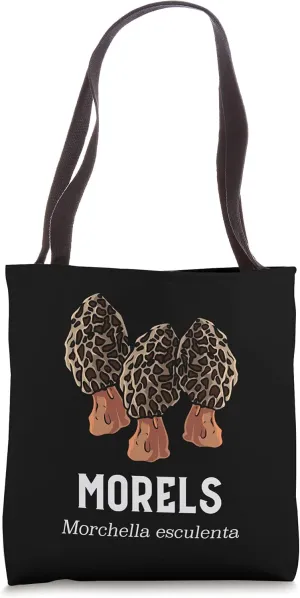 Mycology Gift for Edible Wild Mushroom Lovers - Morel Tote Bag