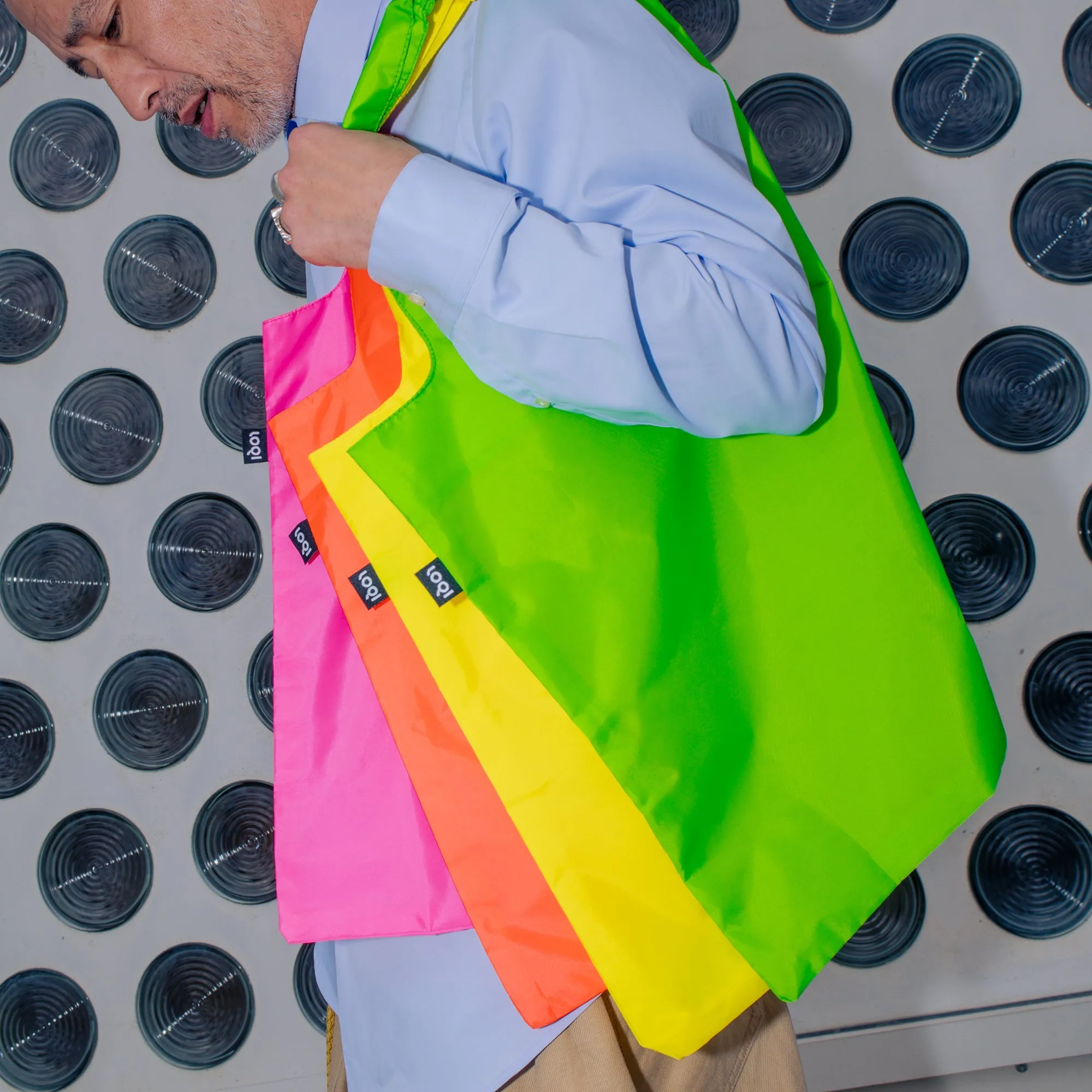 NEON Green Recycled Bag