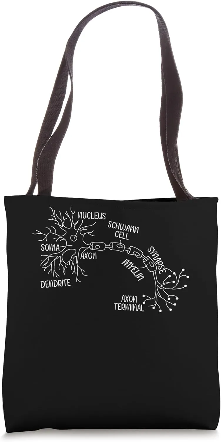 Neuron Anatomy Nervous System Neurosurgeon Nerve Anatomy Neu Tote Bag