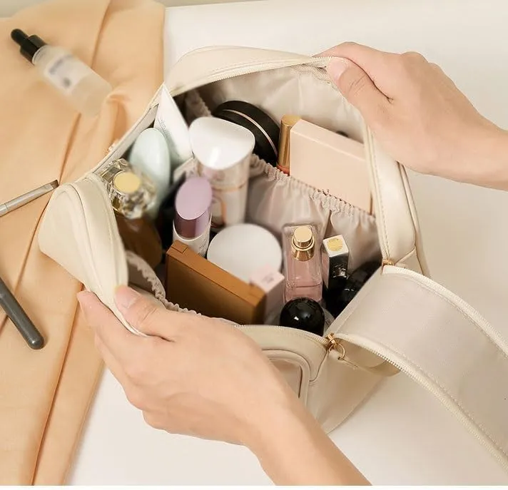 New internet celebrity cosmetics storage bag, pillow wash bag, high-end makeup bag