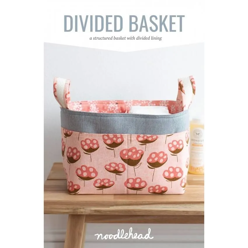 Noodlehead Sewing Pattern: Divided Basket