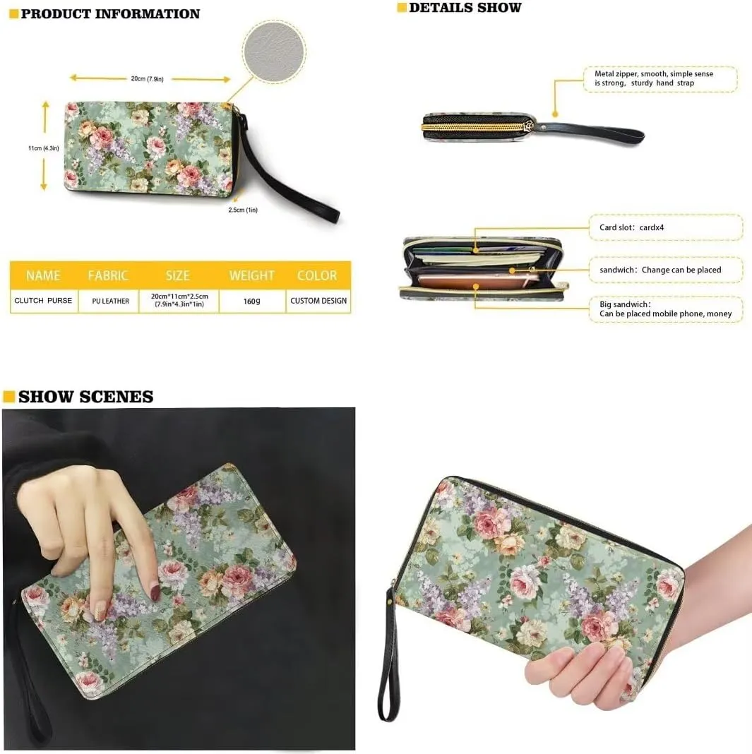 Novelty Handbag Wallet Purse for Women,Handbag Wallet Combo Personalized Hobo Bag Work Tote Bag with Wallet Set