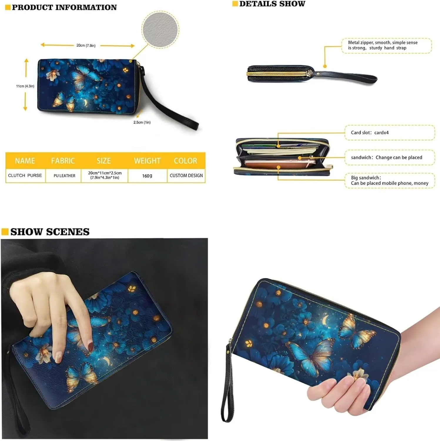 Novelty Handbag Wallet Purse for Women,Handbag Wallet Combo Personalized Hobo Bag Work Tote Bag with Wallet Set