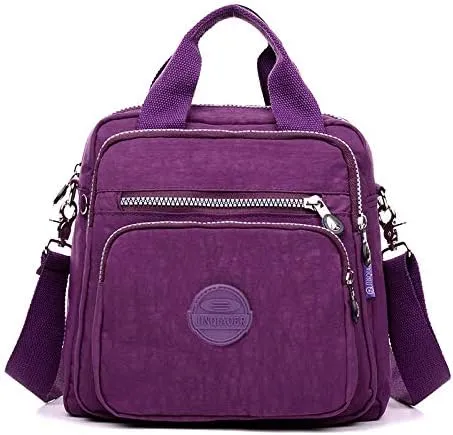 Nylon Crossbody Bag for Women Fashion Shoulder Bag Purse with Adjustable Strap