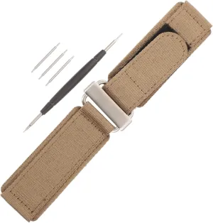 Nylon Watch Strap Buckle Soft Breathable Band for Men Women Comfortable Fashion Wrist Belt for Outdoor Use Easy to