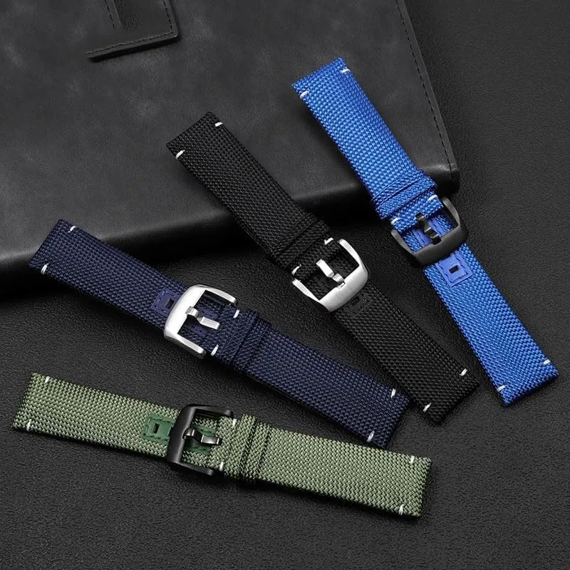 Nylon Watch Strap For MIDO Ocean Star M042 Commander M026.629 Men's Watchband 22mm