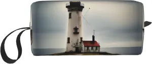 Old Lighthouse-standard-scale-2_00x print Travel Cosmetic Bag Gifts for Women Portable Make Up Bags for Women Mother Sister
