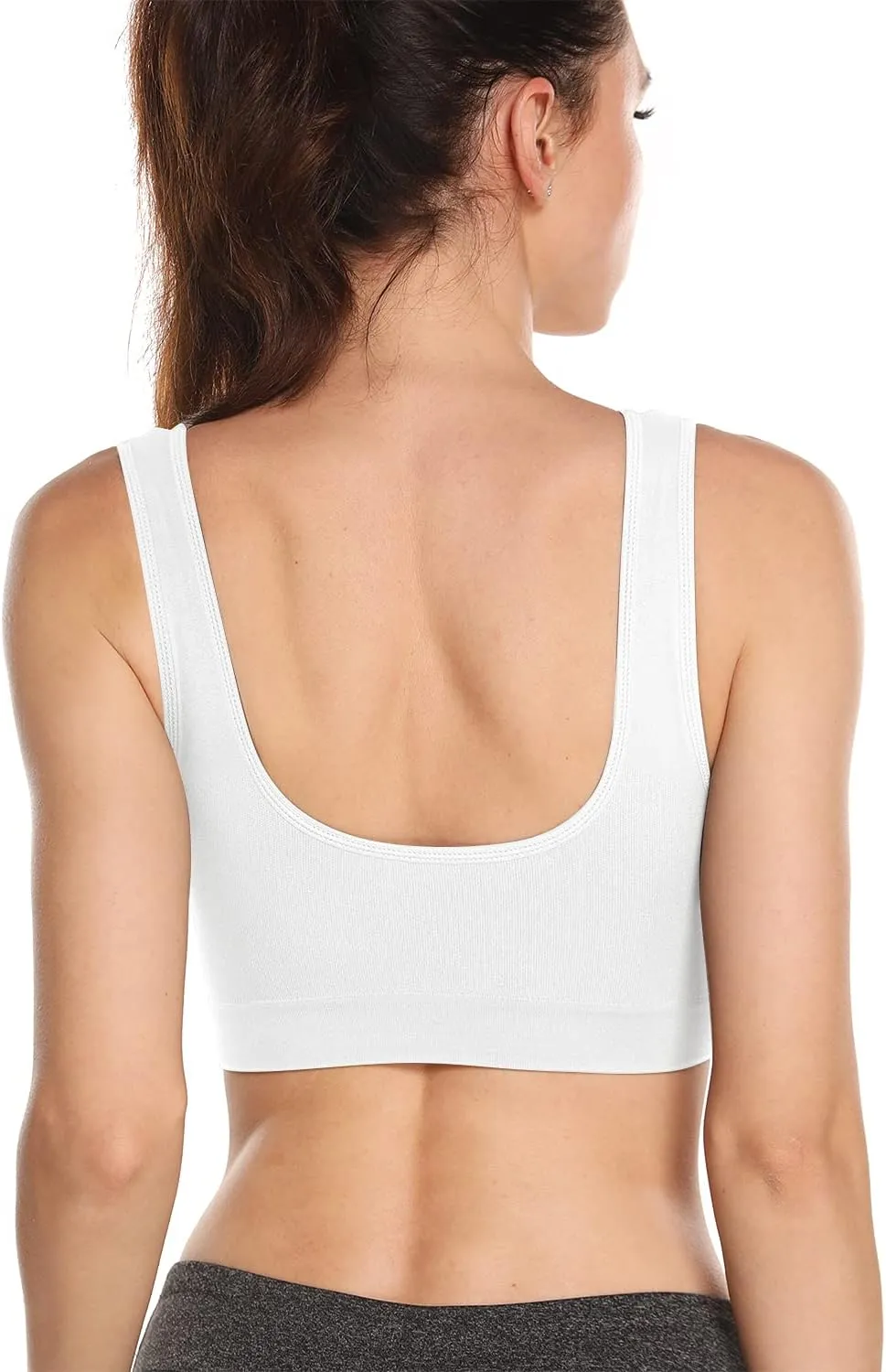 Onory 3 Pack Sports Bras for Women Wirefree Padded Workout Yoga Gym Fitness Bra Medium Support