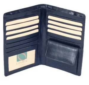 ORAN LEATHER Passport Wallet - SALE - BROWN