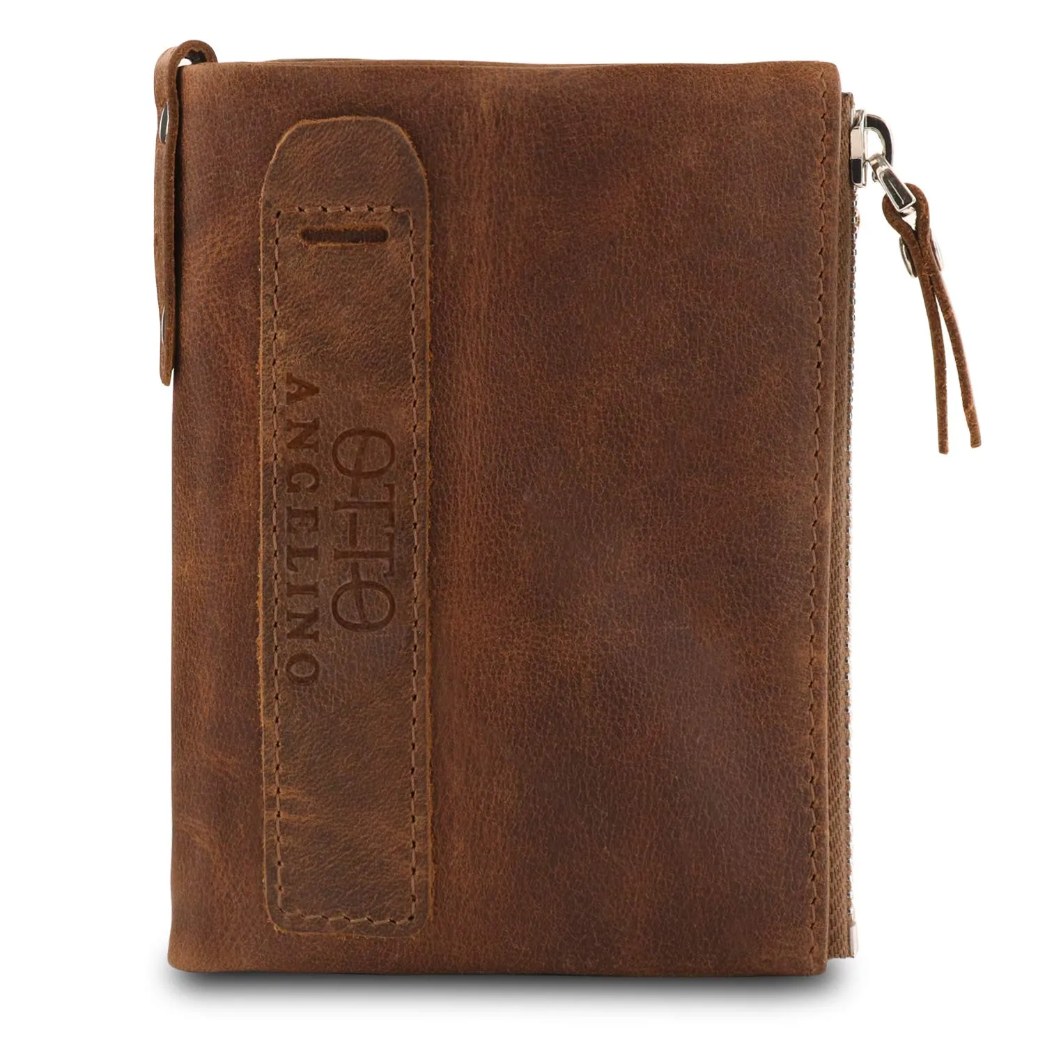 Otto Angelino Genuine Leather Multipurpose Bifold Wallet - RFID Blocking - Unisex