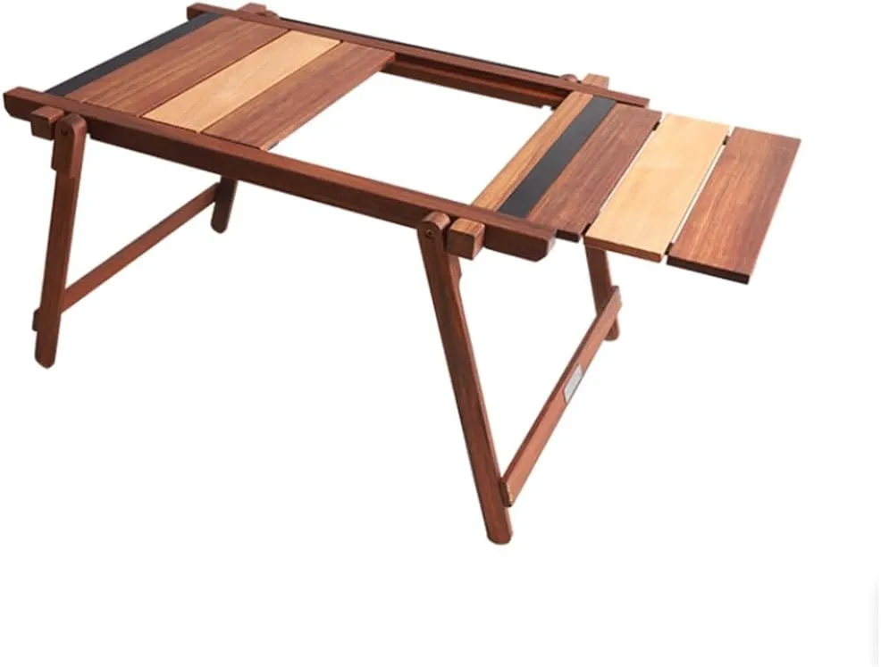 Outdoor Camping Portable Two Unit Extension Table for Picnic BBQ Folding Lightweight Camping Table