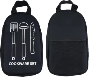 Outdoor Multifunctional Portable Cookware Set Storage Bag Camping Kitchen Cookware Tableware Storage Bag
