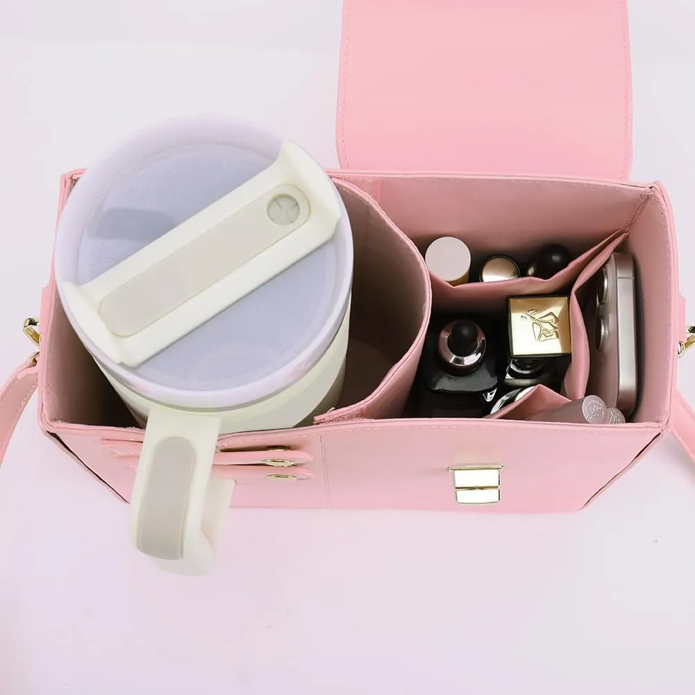 Outdoor Portable Crossbody Water Cup Storage Bag,Cup Purse Water Bottle Crossbody Pocket,Storage Bag With Most Water Bottles