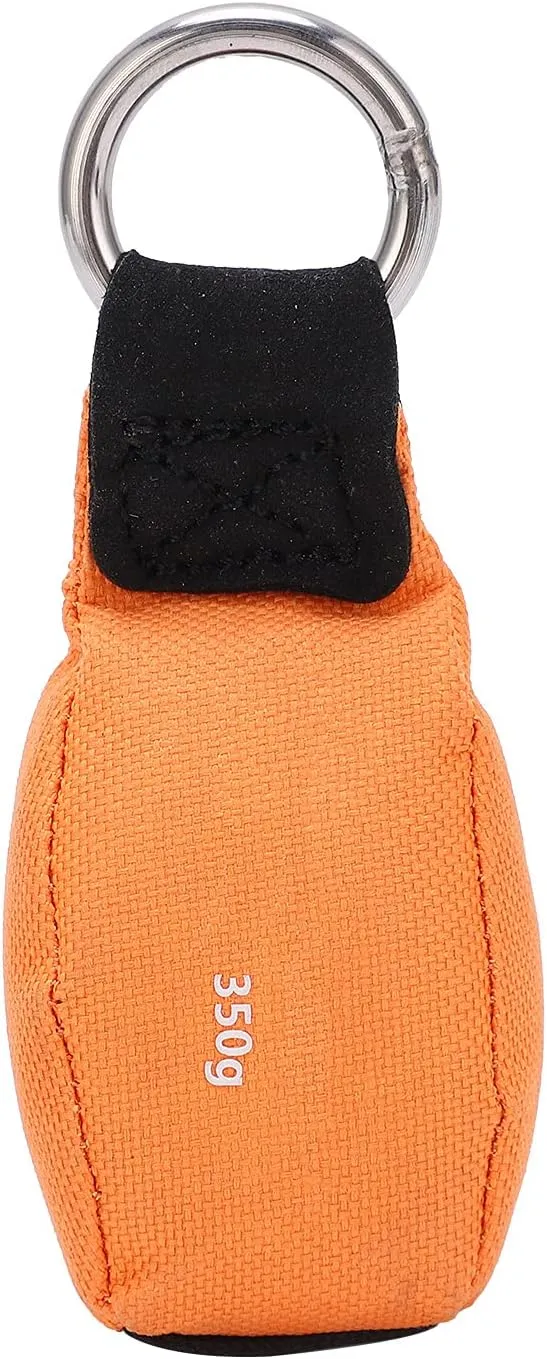 Outdoor Throw Weight Bag, Arborist Durable Climbing Rope Bag, Multi Throw Bag, Rigging Arborist Climbing Equipment, for Tree Rock Spelunking (Orange)