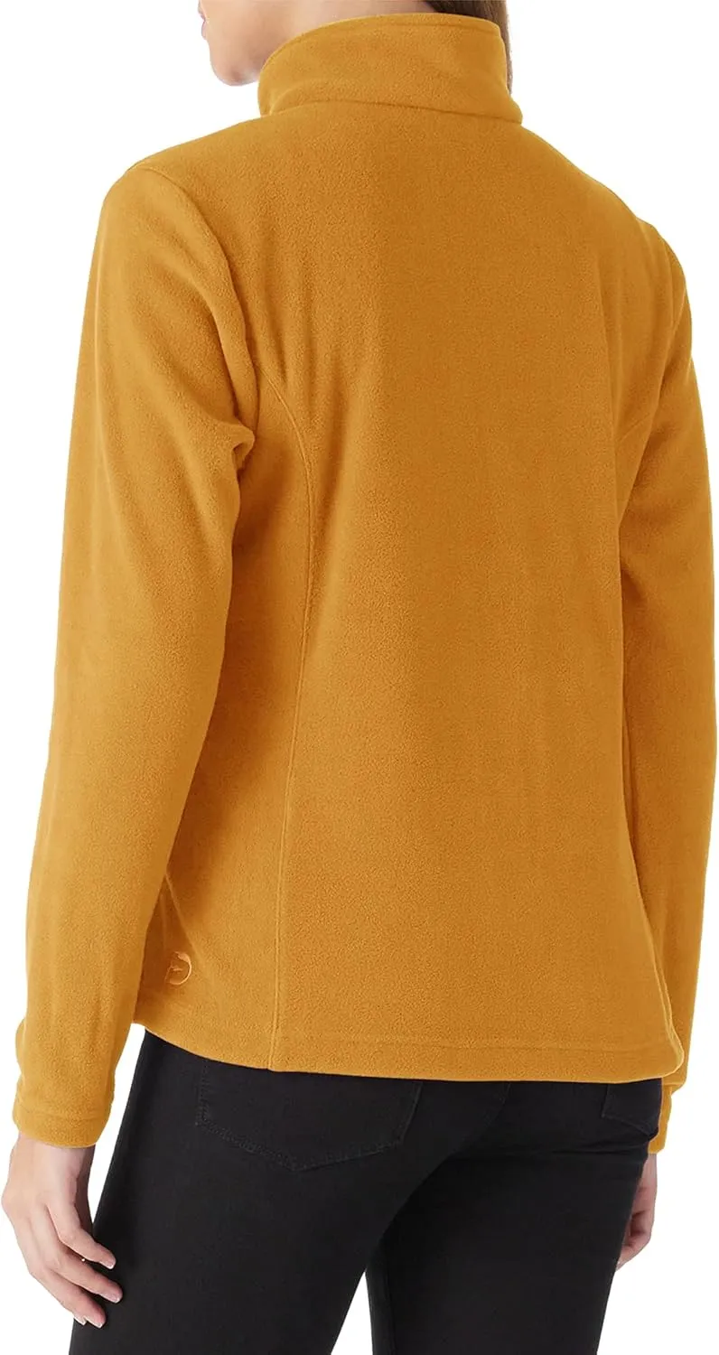 Outdoor Ventures Women's Lightweight Warm Zip Up Long-Sleeve Soft Polar Fleece Jacket for Fall Winter
