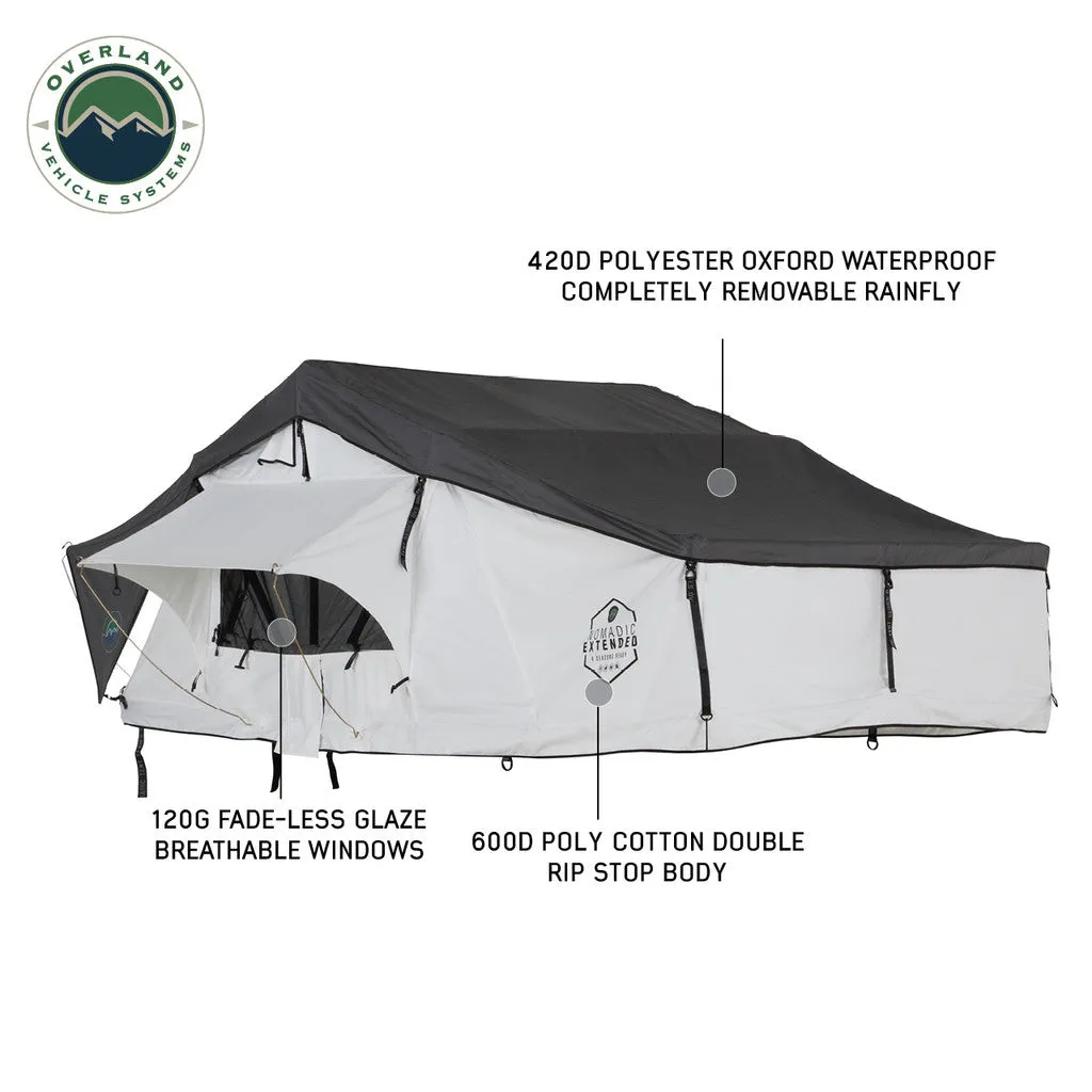 OVERLAND VEHICLE SYSTEMS | Nomadic 3 Arctic Extended Roof Top Tent (18339926)