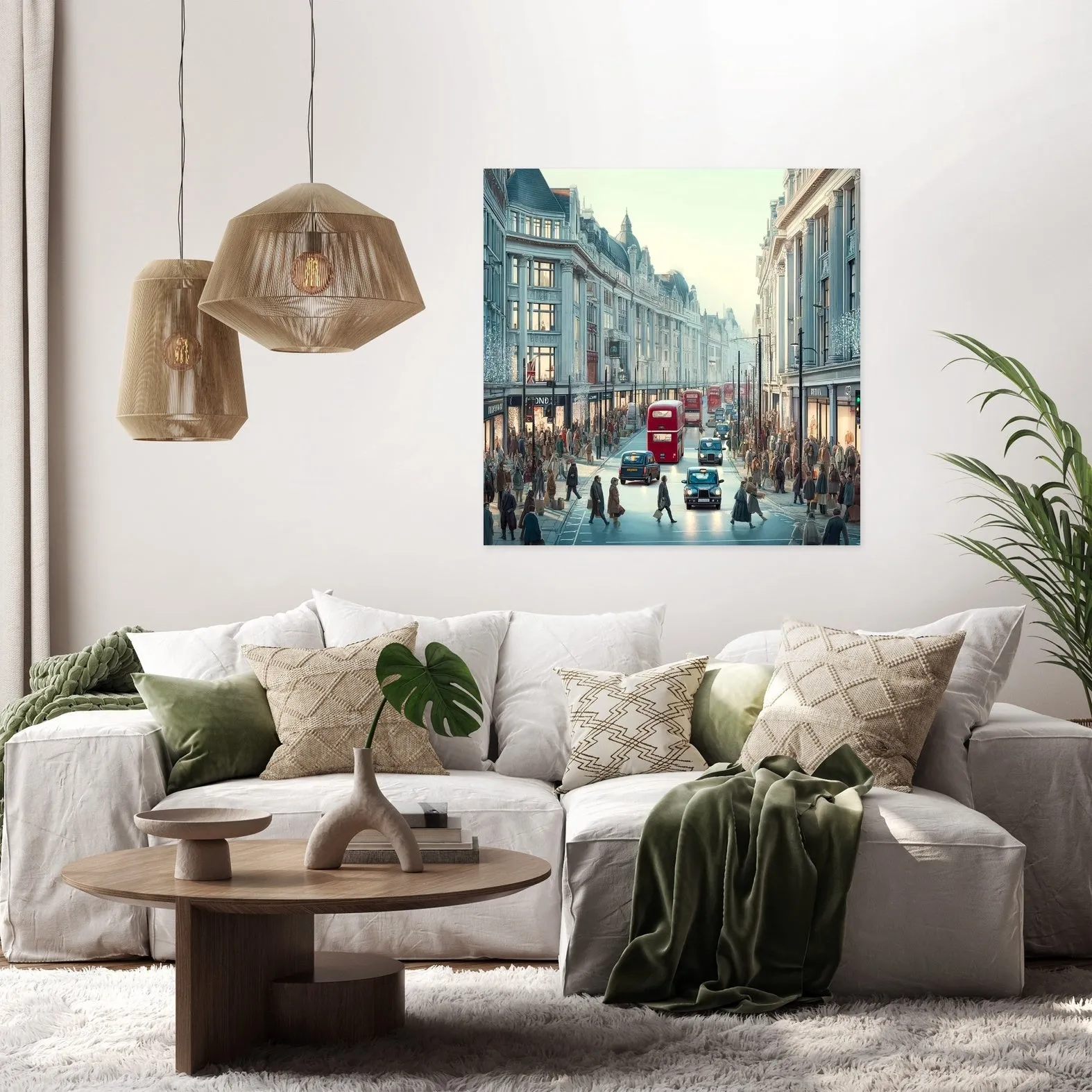 Oxford Street London Canvas