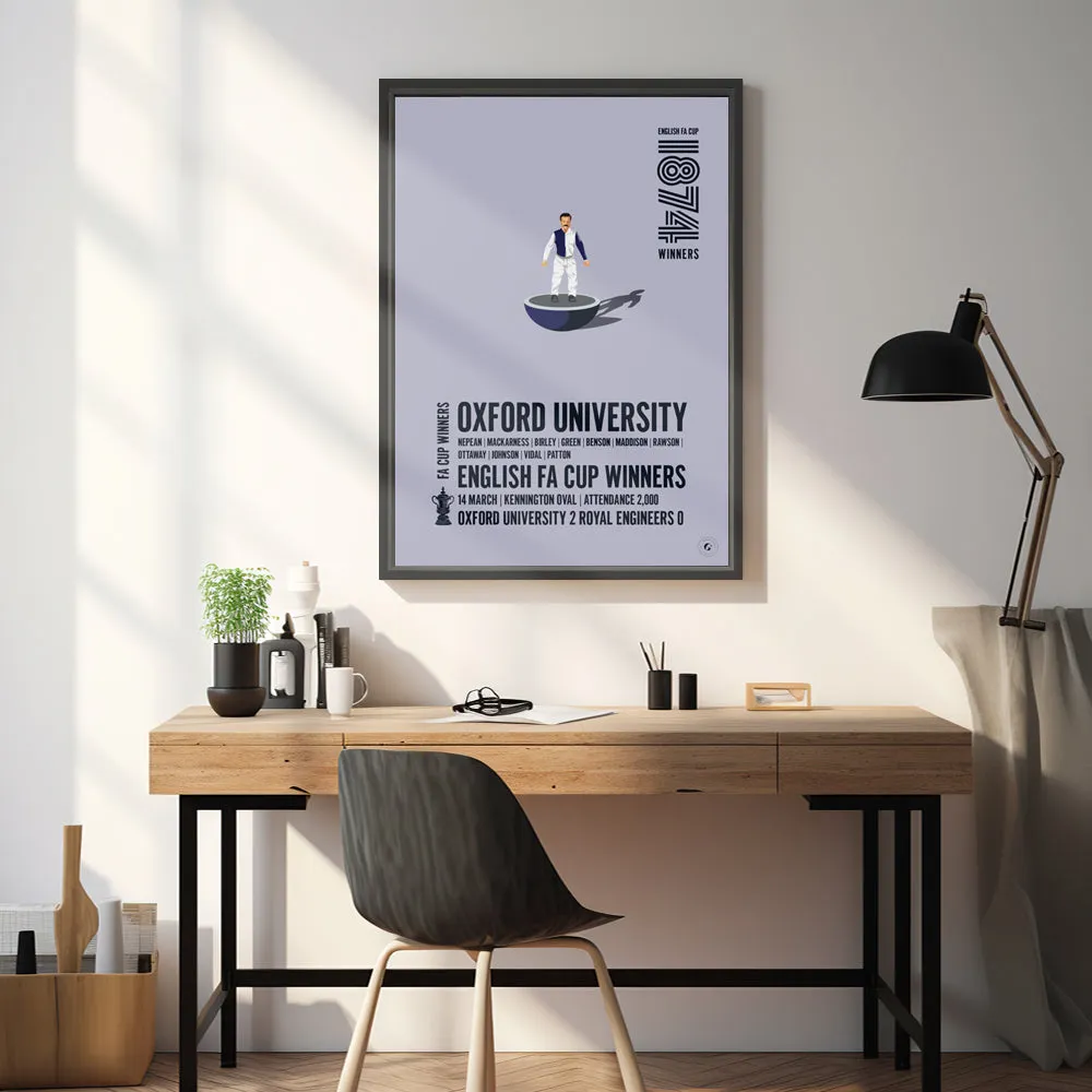 Oxford University FA Cup Winners 1874 Print