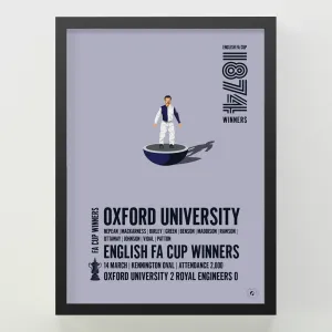 Oxford University FA Cup Winners 1874 Print