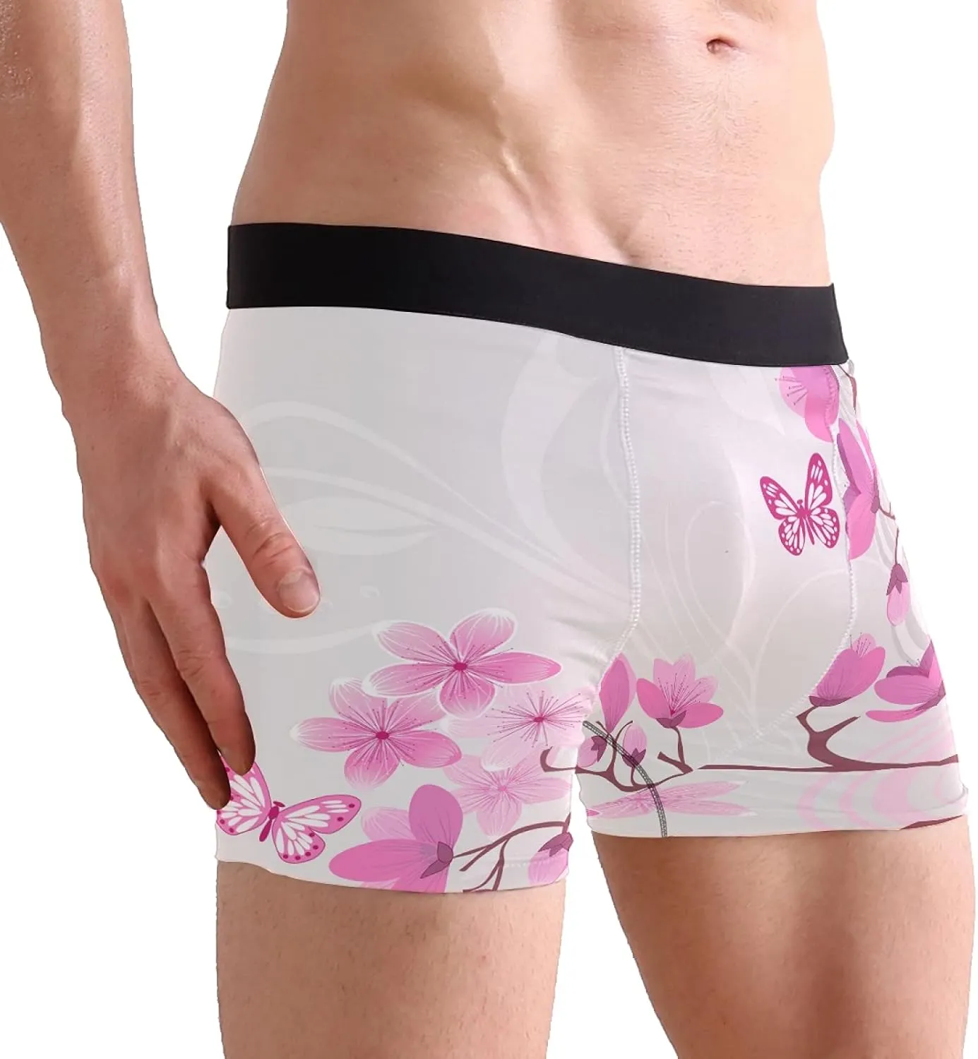 Oyihfvs Men's Novelty Boxer Briefs Breathable Underwear Stretchy Underpants Shorts S-XL