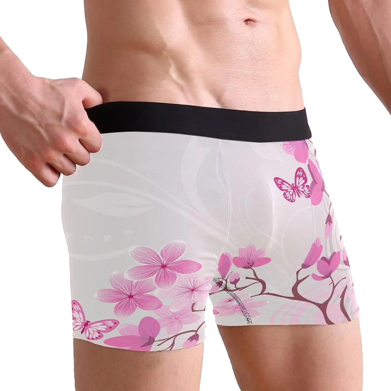 Oyihfvs Men's Novelty Boxer Briefs Breathable Underwear Stretchy Underpants Shorts S-XL
