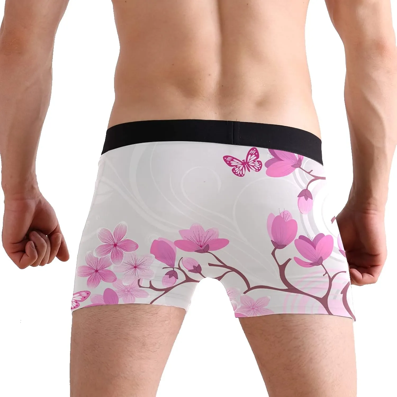 Oyihfvs Men's Novelty Boxer Briefs Breathable Underwear Stretchy Underpants Shorts S-XL
