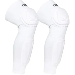Padded Knee Calf Pads Compression Leg Sleeve Thigh Protector Gear Shin Brace for Football Basketball Volleyball Soccer Baseball for Adult (1 Pair)