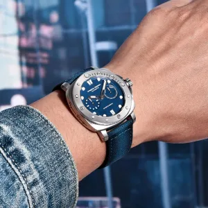 Pagani Design Men's Automatic Mechanical Watch Sports Diving Waterproof Nylon Band Men's Watch Automatic Calendar Sapphire Glass Watch