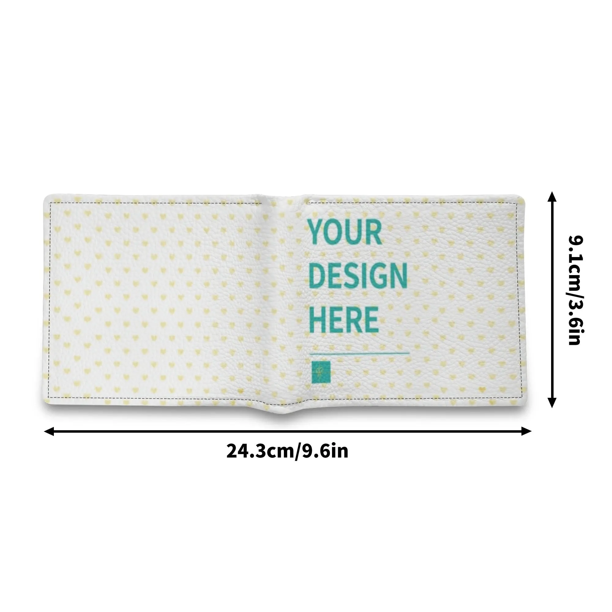 Personalized Mens PU Leather Short Wallet Customized Card Holder Clutch Wallet Gifts for Men