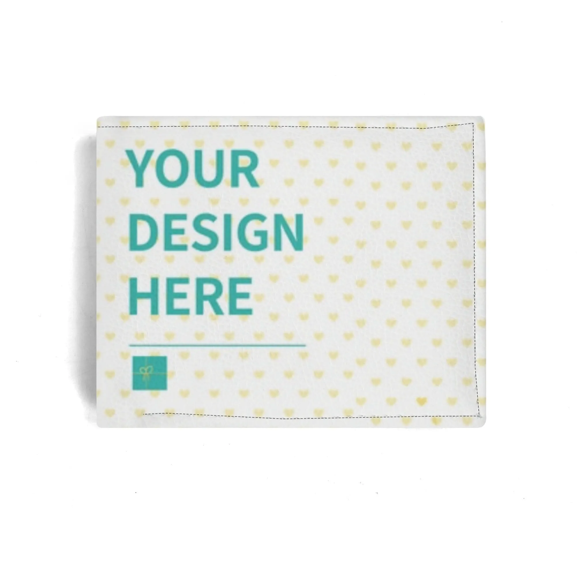 Personalized Mens PU Leather Short Wallet Customized Card Holder Clutch Wallet Gifts for Men