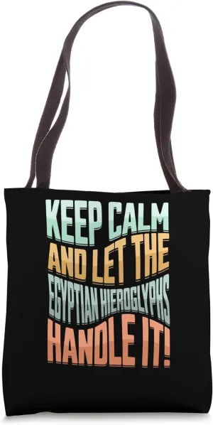 pharaoh egypt egypthistory archeology Egyptian Hieroglyphs Tote Bag