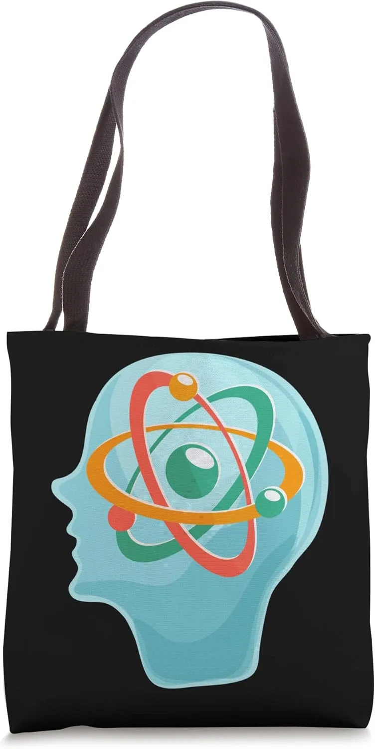 Physicist Science Atom Electrons Scientist Quantum Physics Tote Bag